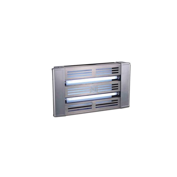Atrapa insectos con placa adhesiva 2x15w 100m² 61x8,5x35cm