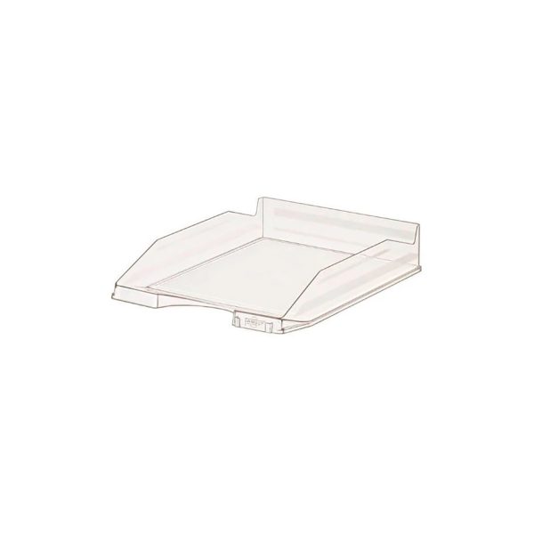 Bandeja sobremesa faibo 93 cristal apilable 350x250x65mm