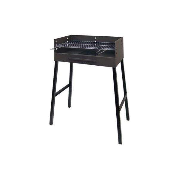 Barbacoa con parrilla zincada 69x40x92cm imex el zorro