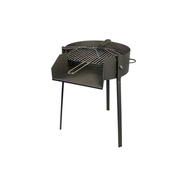 Barbacoa redonda con soporte para paella ø60cm imex el zorro