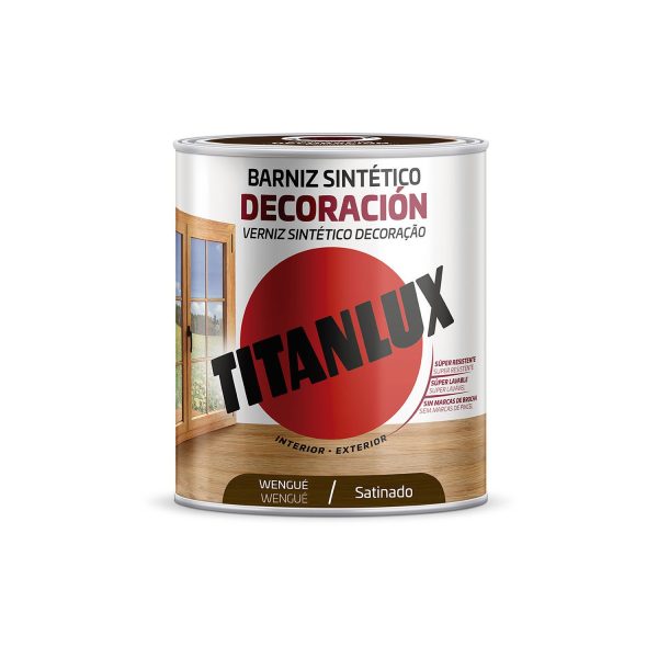 Barniz sintético decoración wengue satinado 250ml titanlux m11100714