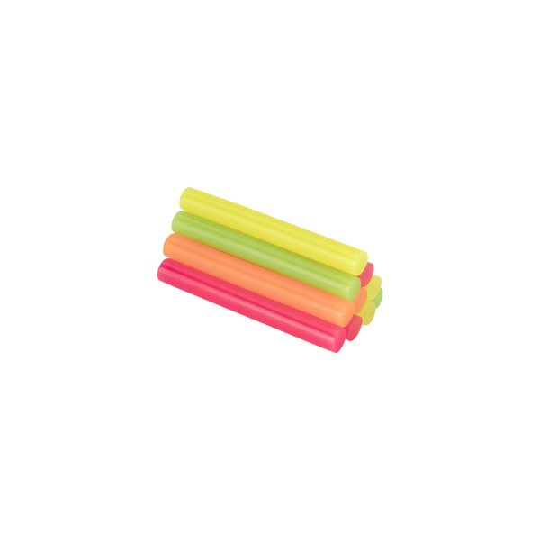 Barras de cola decoración y hobby ø12x95mm mix fluor 430108 blister 12 unid. salki