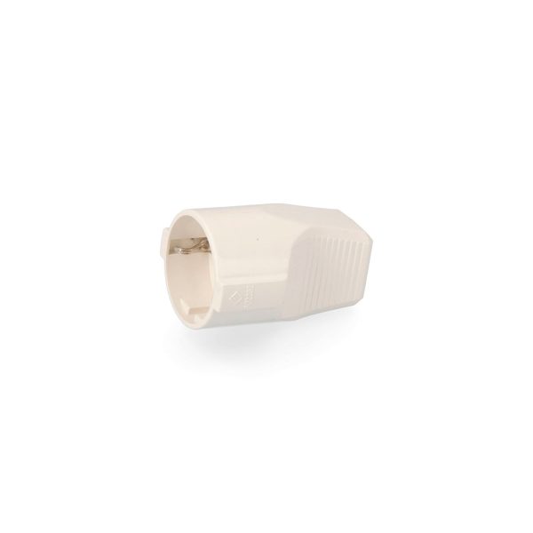 Base aérea t/tl tipo f 10/16a 250v blanca (envasada)