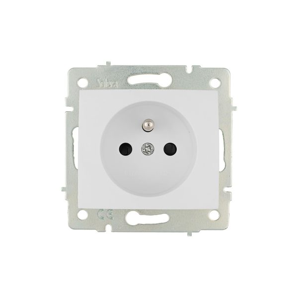 Base bipolar t/t 16a 250v con toma francesa serie europa solera erp60f
