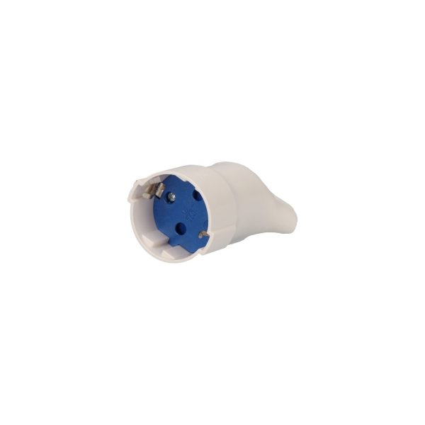 Base tipo f 4,8mm 16a 250v t/tl blanco. con anilla para fácil extracción. solera 5019a.
