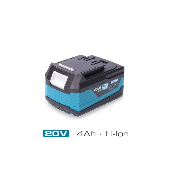 Bateria li-ion 20 v 4.0 ah 11,8 x 7,4 x 6,7 cm