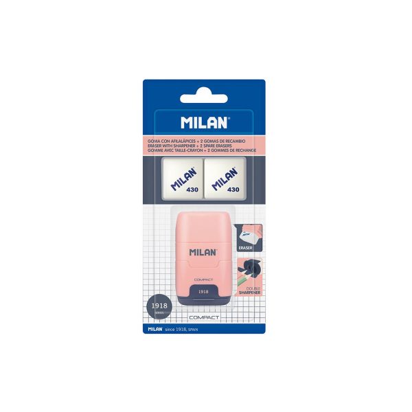 Blister afilaborra compact serie 1918 rosa + 2 gomas de recambio milan