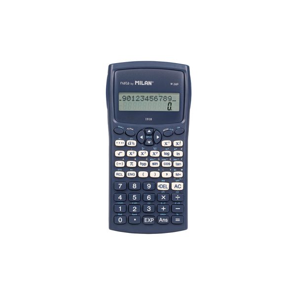 Blister calculadora científica m240 serie 1918, azul milan