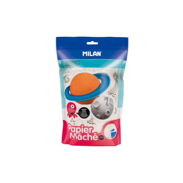 Bolsa 200g papel maché blanco en polvo milan