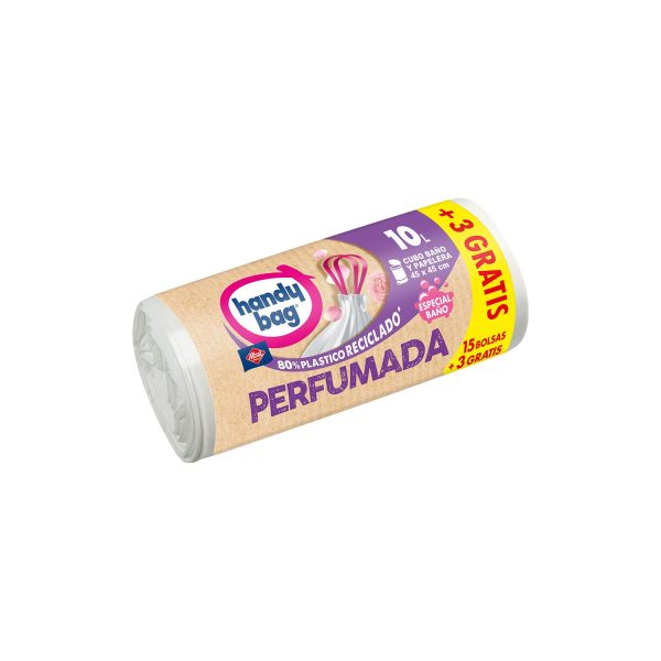 Bolsa basura albal handy bag baño 10l.15uds (45x45cm)