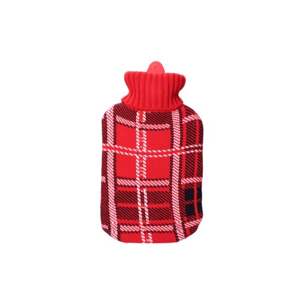 Bolsa de agua caliente. modelo clasico escoces rojo 2 l