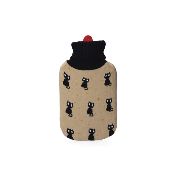 Bolsa de agua caliente. modelo gatos negros 2 l
