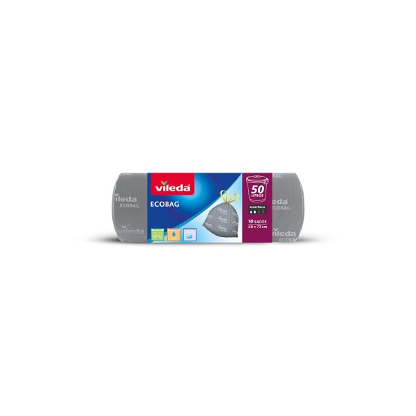 Bolsa de basura ecobag 50l (10 bolsas) 151988 vileda