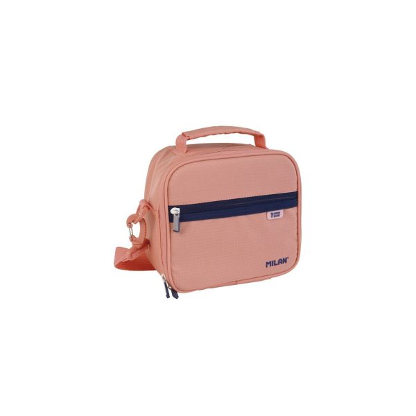 Bolsa isotérmica porta alimentos con 3 recipientes (3,5 l) serie 1918, rosa milan
