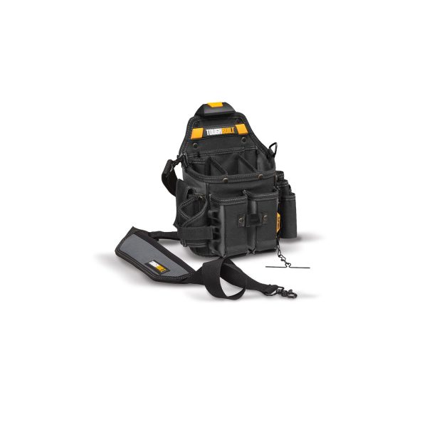 Bolso portaherramientas oficial electricista + correa hombro tb-ct-114 toughbuilt