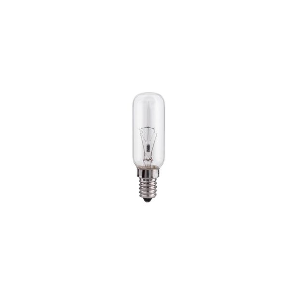 Bombilla incandescente tubular transparente 25w e14