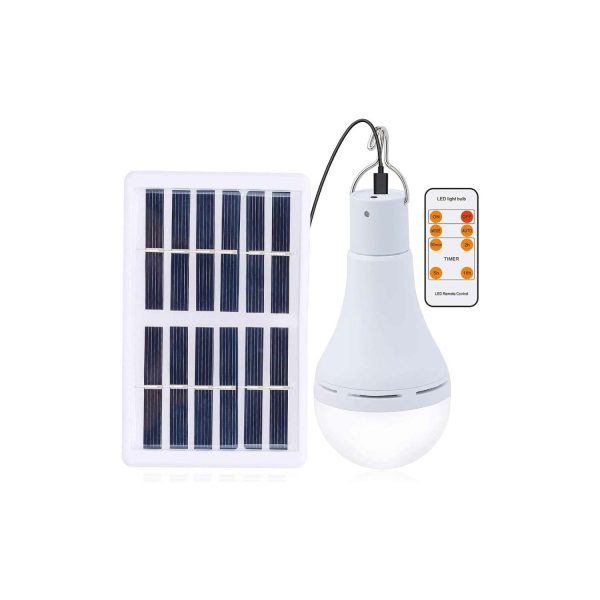 Bombilla solar portátil recargable new garden