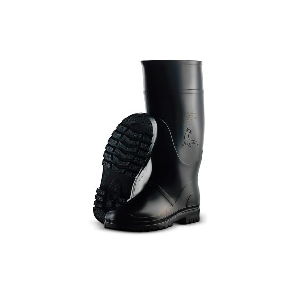 Bota de agua caña alta color negro talla 38 106-38 mavinsa