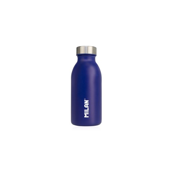 Botella isotérmica de acero inoxidable 354ml serie acid, azul milan