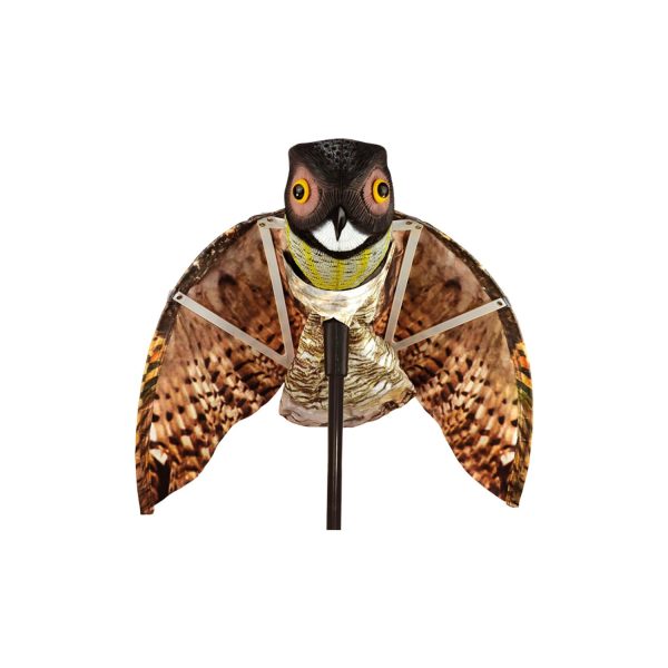 Buho ahuyenta aves. con alas 80x65cm multicolor. edm