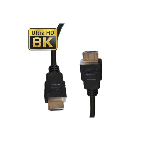 Cable hdmi 2.1 10k, 8k/ 60hz, 4k/120hz ultra alta velocidad 3m