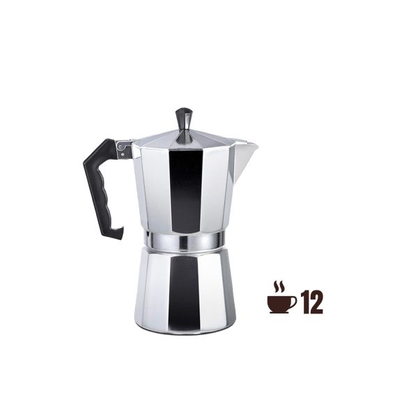 Cafetera de aluminio de 12 tazas.gourmet kitchen
