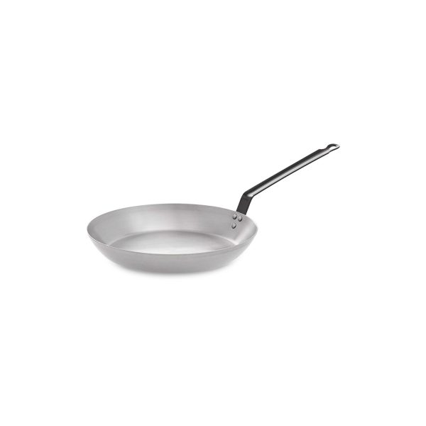 Sarten lyonesa llana con mango. uso profesional ø28cm vaello