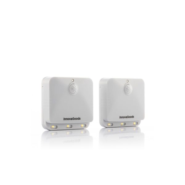 Set 2 uni luz led c/sensor movimiento. innovagoods