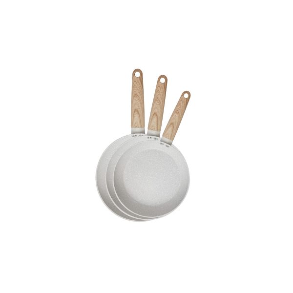 Set 3 sartenes alu forjado, ø 18 - 22 - 26 cm