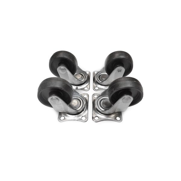 Set 4 ruedas 50mm negras