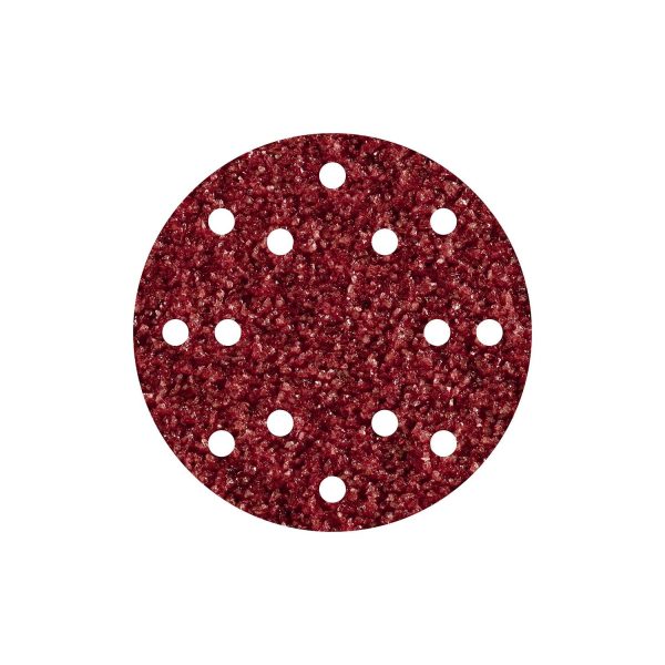 Set 5 discos adhesivos de lijar corindón, para exc., grano40 ø150mm 1840000 wolfcraft