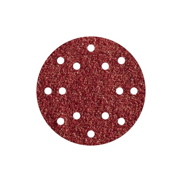 Set 5 discos adhesivos de lijar corindón, para exc., grano80 ø150mm 1842000 wolfcraft