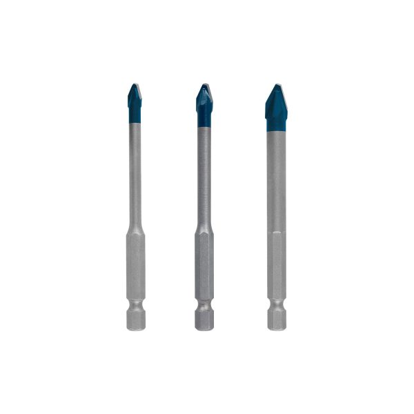 Set de 3 brocas expert hex-9 hardceramic medidas  5, 6, 8mm 2608900595 bosch