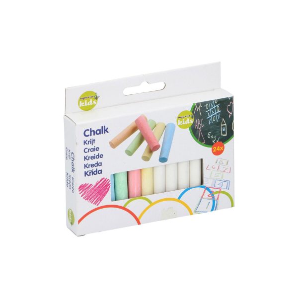 Set tizas 8 x 1 x 1 cm 24 piezas topwrite kids