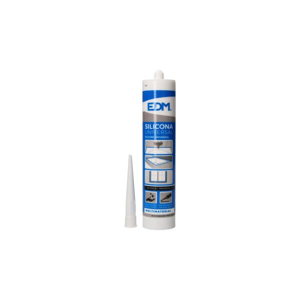 Silicona universal blanca acida antimoho 280 ml