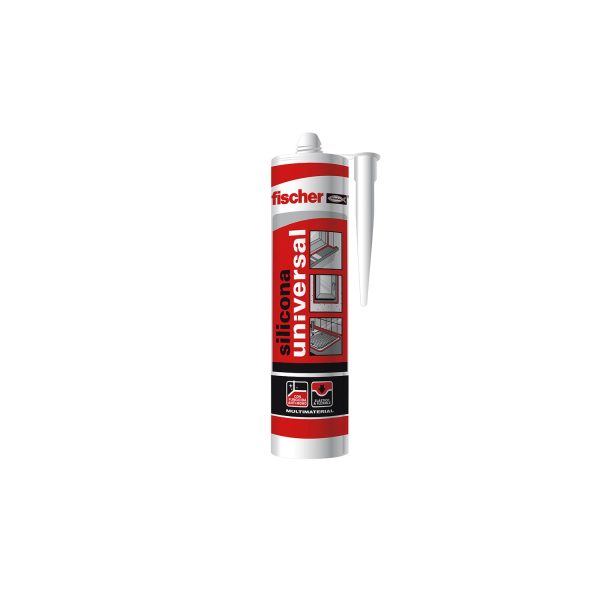 Silicona universal blanco f98647 fischer 280ml