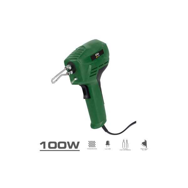 Soldador pistola 100w 230v koma tools
