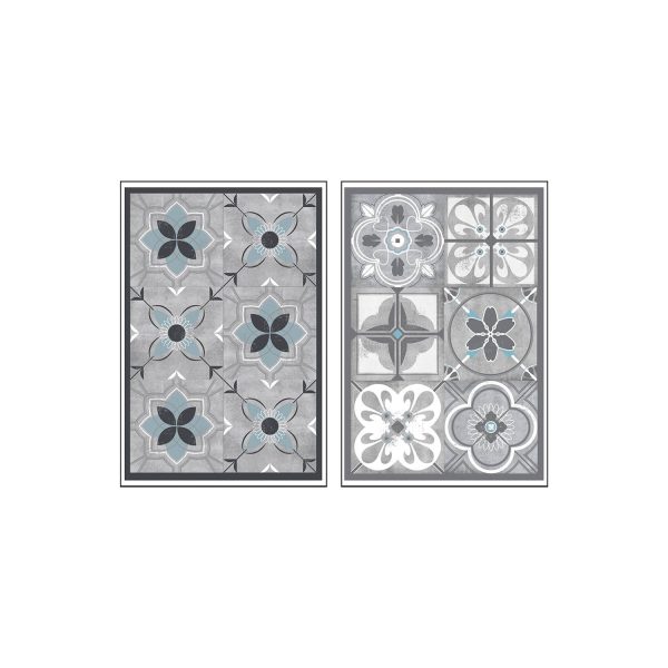 Sticker decorativo modelo azulejo colores surtidos 43.5x30x0.1cm