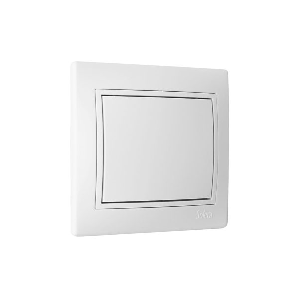 Tapa ciega de empotrar blanco serie europa solera erp75u