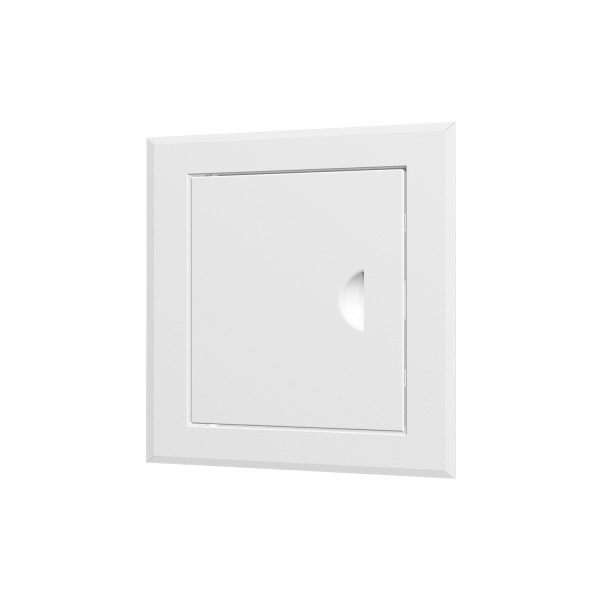 Tapa de registro acero blanco 15x15cm