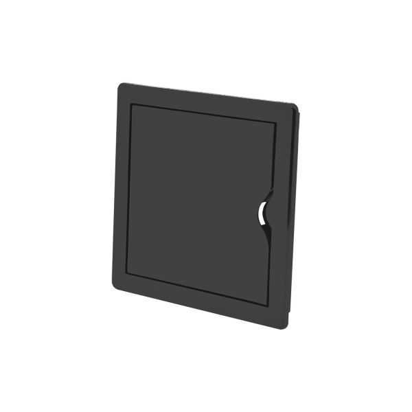Tapa de registro cuadrada empotrable abs 20x20cm , gris antracita