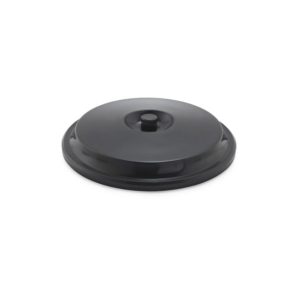 Tapa para cubo de basura 100 litros color negro sp berner