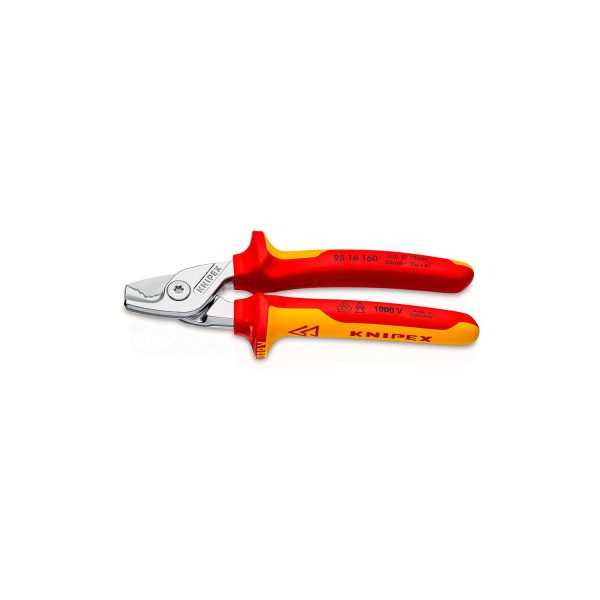 Tijeras para cables 160x60x28mm 9516160sb knipex