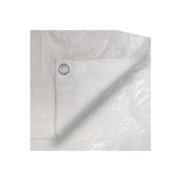 Toldo 4x5m de doble cara. color blanco. densidad 90g/m² edm