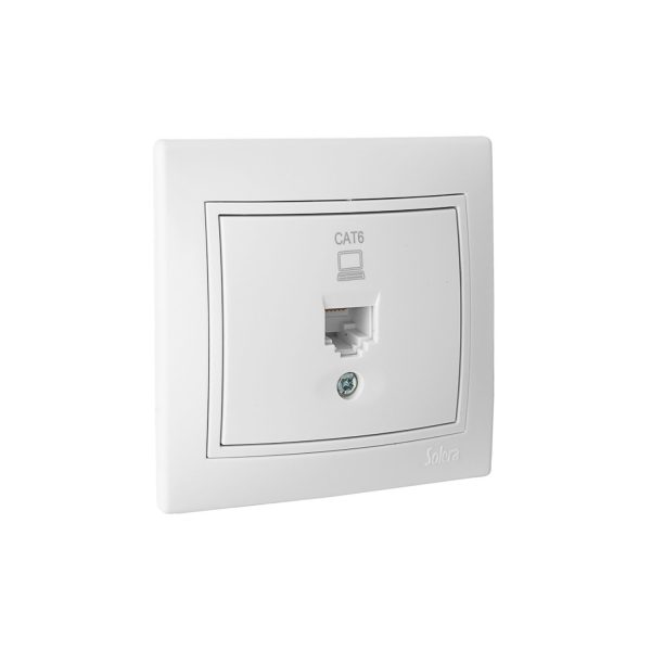Toma de datos rj4 cat6 serie europa solera erp88u