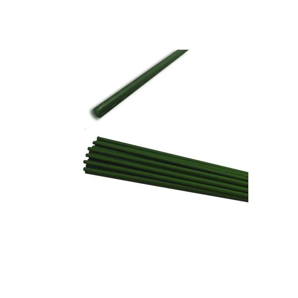 Tutor de plastico para plantas. color verde ø1,1x180cm