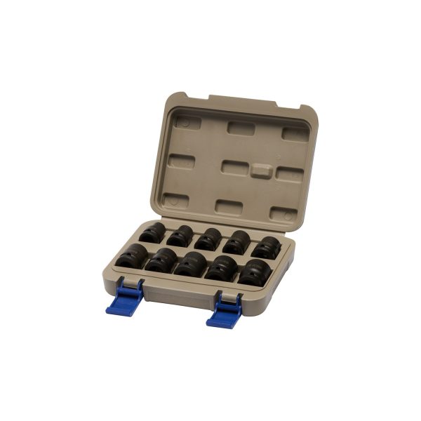 Vasos de impacto 1/2", 10 unidades, 10-24mm 167-10-4