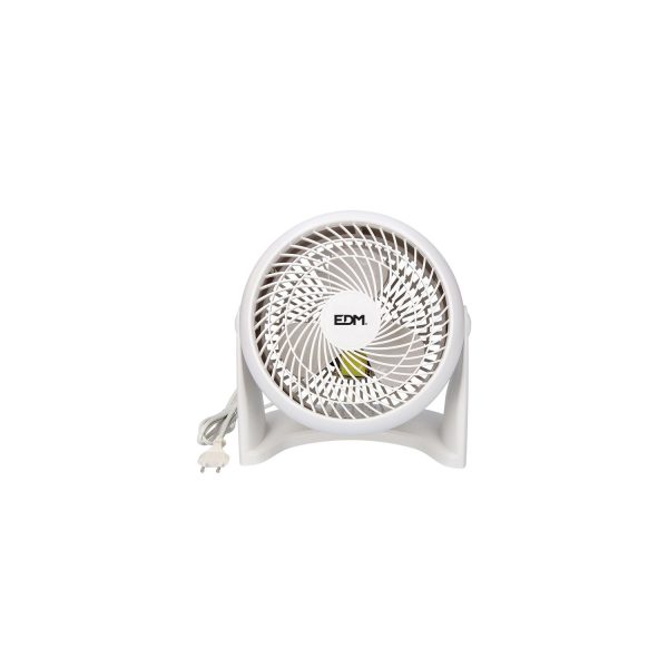 Ventilador 2 en 1 (suelo y pared) color blanco. potencia  50w aspas  ø18cm 26,5x15,5x27,7cm edm