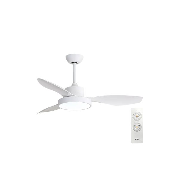 Ventilador de techo de led 120cm 38w + luz 22w 2.160lm 3.000k - 4.000k - 5.000k mod. ártico edm