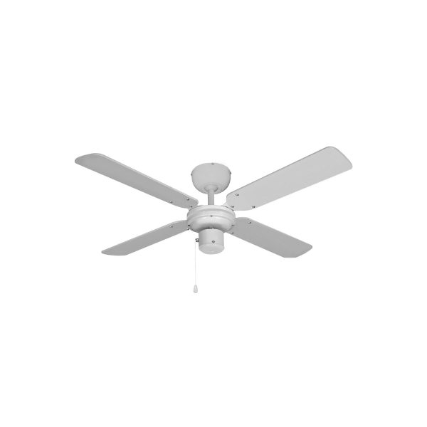 Ventilador de techo modelo baltico. color blanco. potencia  50w aspas  ø102cm edm